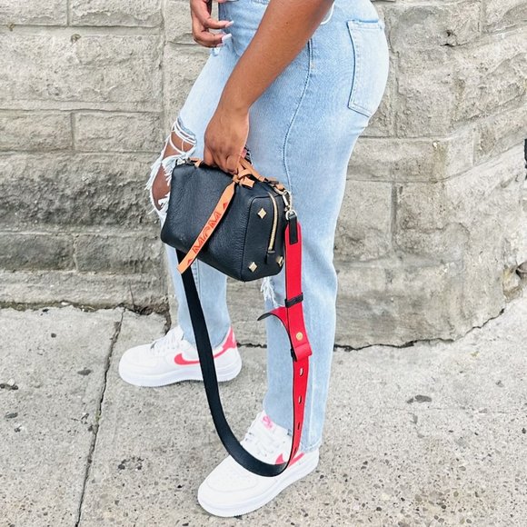 MCM Milano Leather Boston Bag - Picture 8 of 8